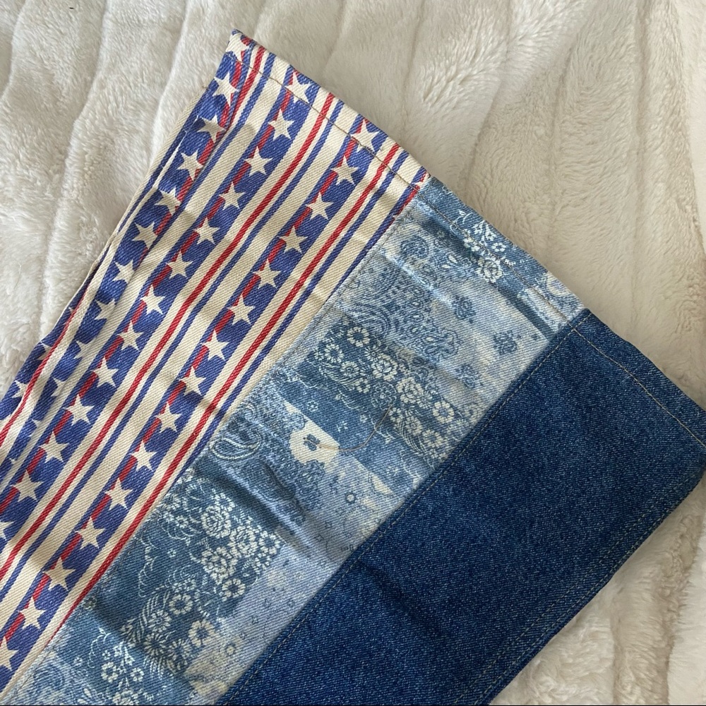 🌿|NWT| Free People Dallas Denim Flare Jumpsuit - Picture 13 of 15